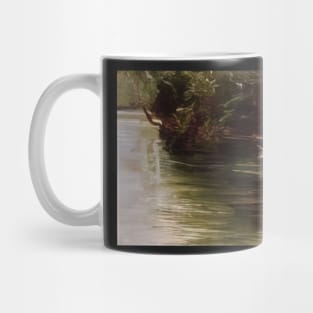 banks of the yerres - Gustave Caillebotte Mug